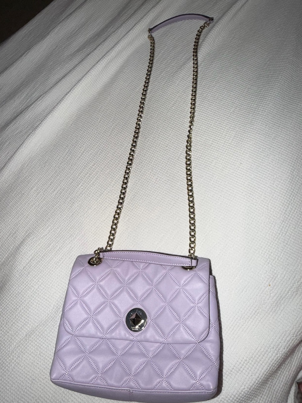 kate spade Lavender Quilted Chain Shoulder Bag - Picture 4 of 9